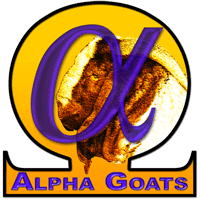 Alpha Goats Omega Logo