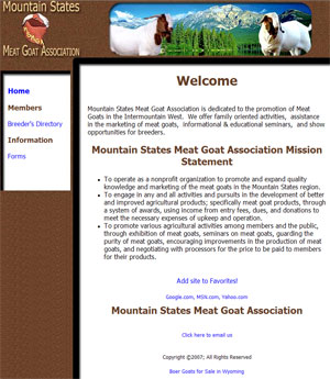 Mountain States Meat Goat Association